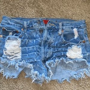 Distressed Shorts